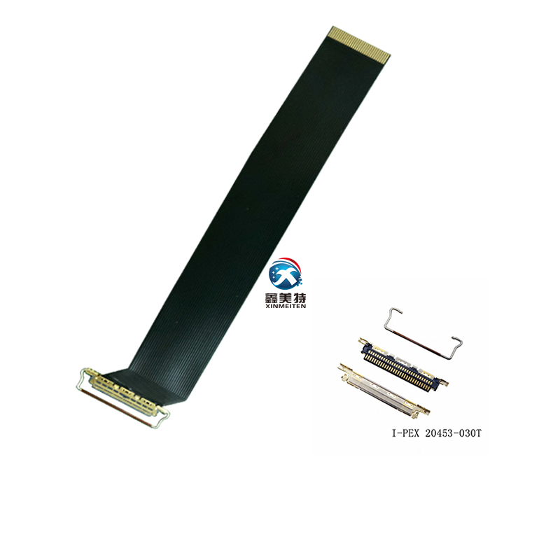 0.5-30pin FPC排线带I-PEX20453连接头