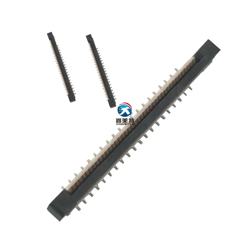 0.5Pitch带锁立式贴片FPC连接器